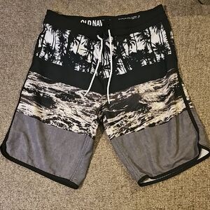 Old Navy Tropical Print Men's Swim Shorts